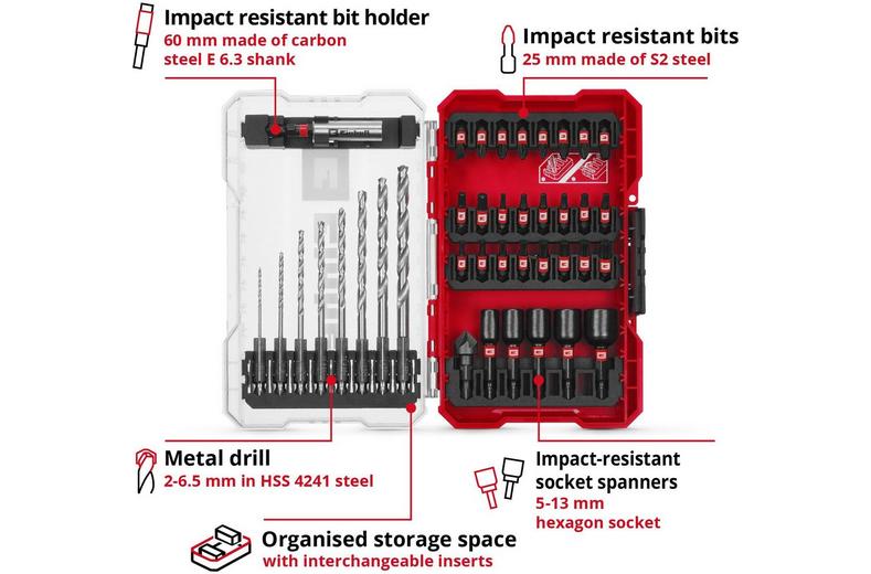 Einhell 39pc Impact Bit & HSS Drill Set Einhell 39pc Impact Bit & HSS Drill Set