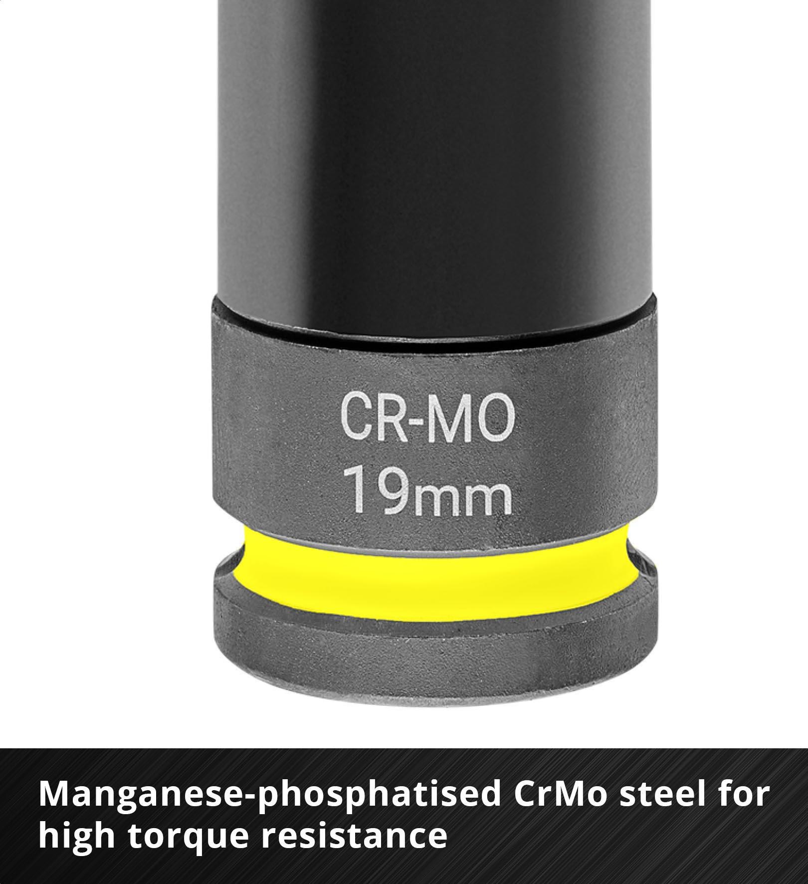 Einhell 3pc 1/2" Impact Socket Set