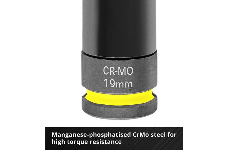 Einhell 3pc 1/2" Impact Socket Set Einhell 3pc 1/2" Impact Socket Set