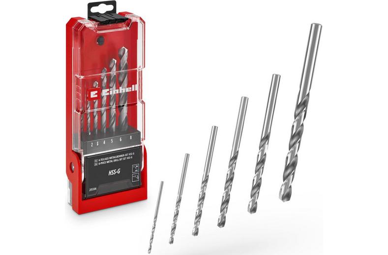 Einhell 6pc HSS-Ground drill bit Set Einhell 6pc HSS-Ground drill bit Set