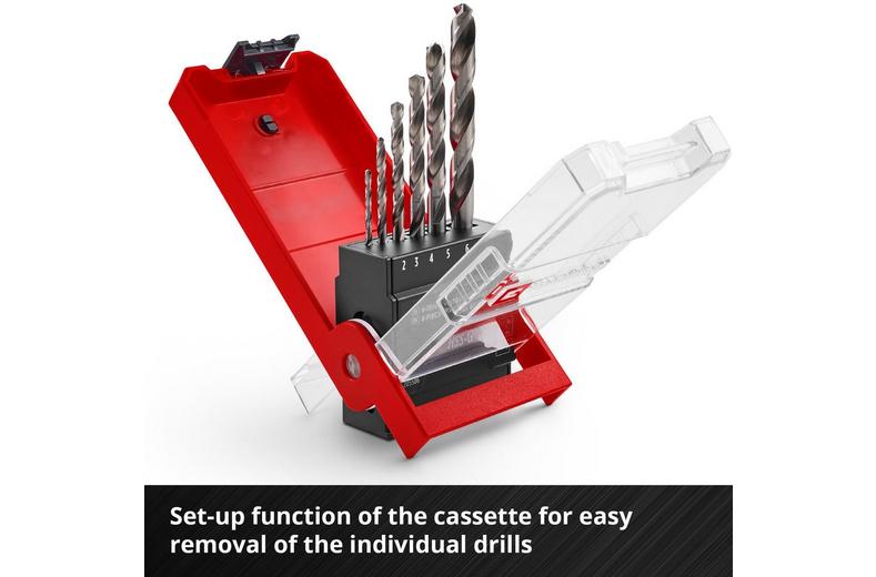 Einhell 6pc HSS-Ground drill bit Set Einhell 6pc HSS-Ground drill bit Set