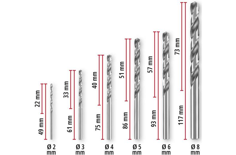 Einhell 6pc HSS-Ground drill bit Set Einhell 6pc HSS-Ground drill bit Set
