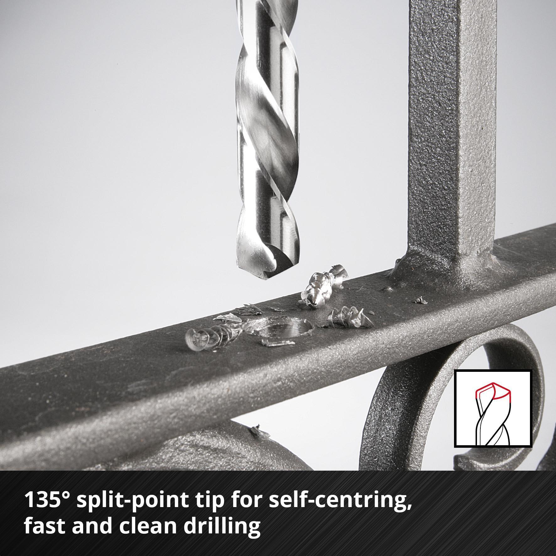 Einhell 13pc HSS-Ground drill bit Set