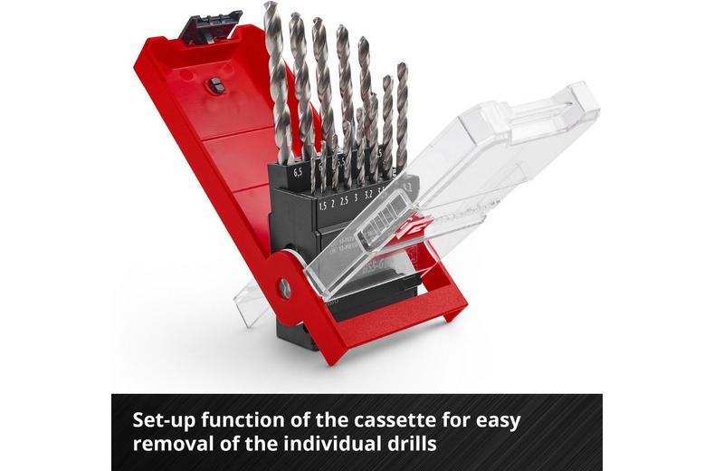 Einhell 13pc HSS-Ground drill bit Set Einhell 13pc HSS-Ground drill bit Set