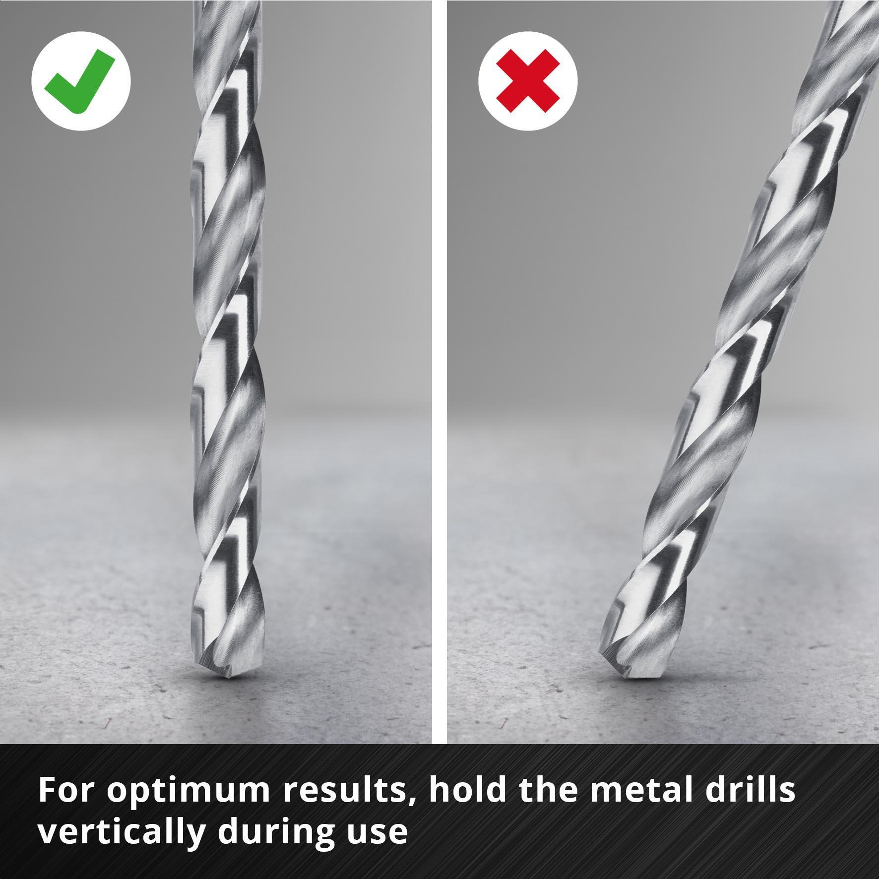 Einhell 19pc HSS-Ground drill bit Set
