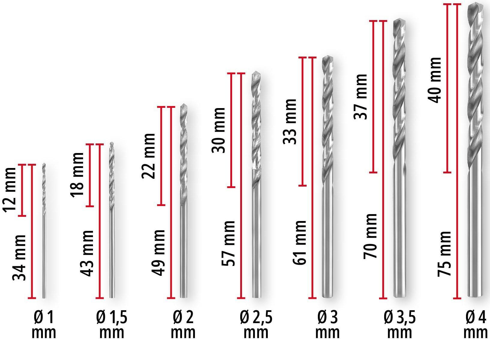 Einhell 19pc HSS-Ground drill bit Set
