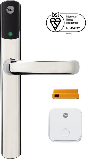 Yale Conexis L2 Smart Door Lock [NO Subscription Required] Remote Access From Anywhere, Anytime, No Key Needed, Works With Alexa, Google Assistant And