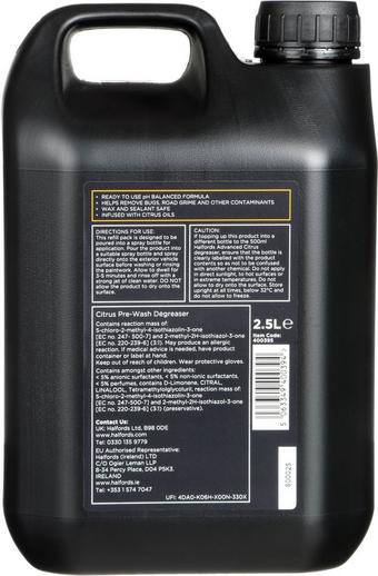 Halfords Advanced Citrus Pre Wash 2.5L