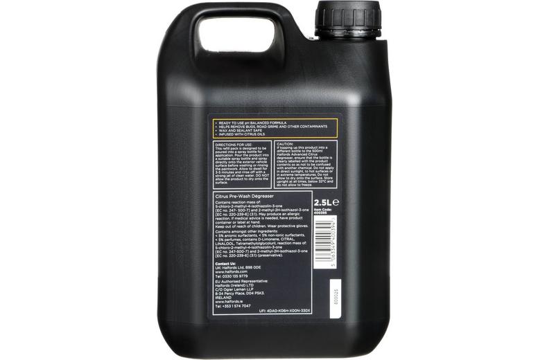 Halfords Advanced Citrus Pre Wash 2.5L Halfords Advanced Citrus Pre Wash 2.5L