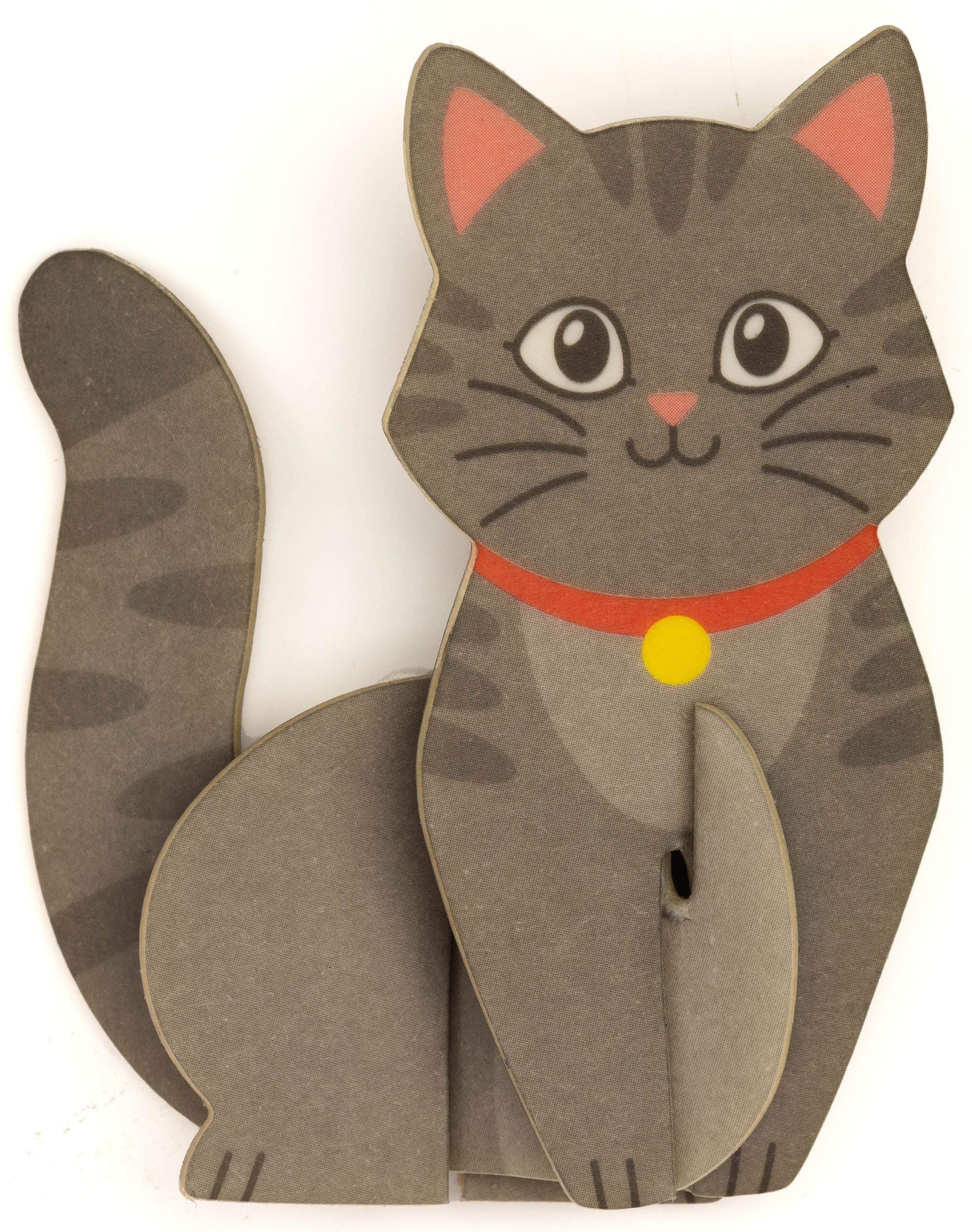 FF 3D Cat Grey Air Freshener - Vanilla