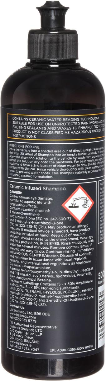 Halfords Advanced Ceramic Infused Shampoo