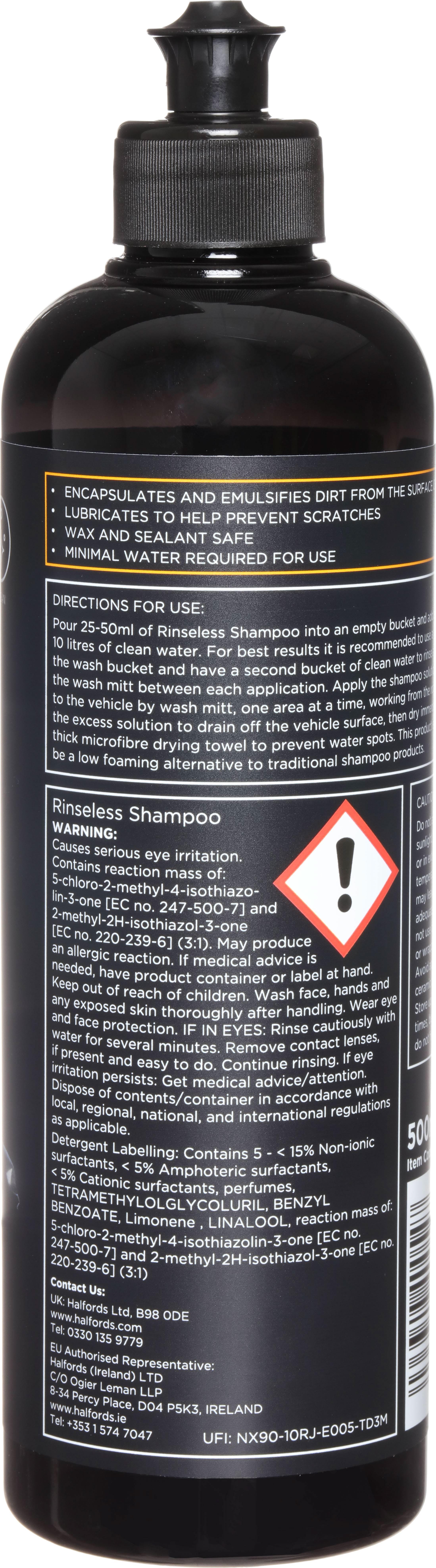 Halfords Advanced Rinseless Shampoo