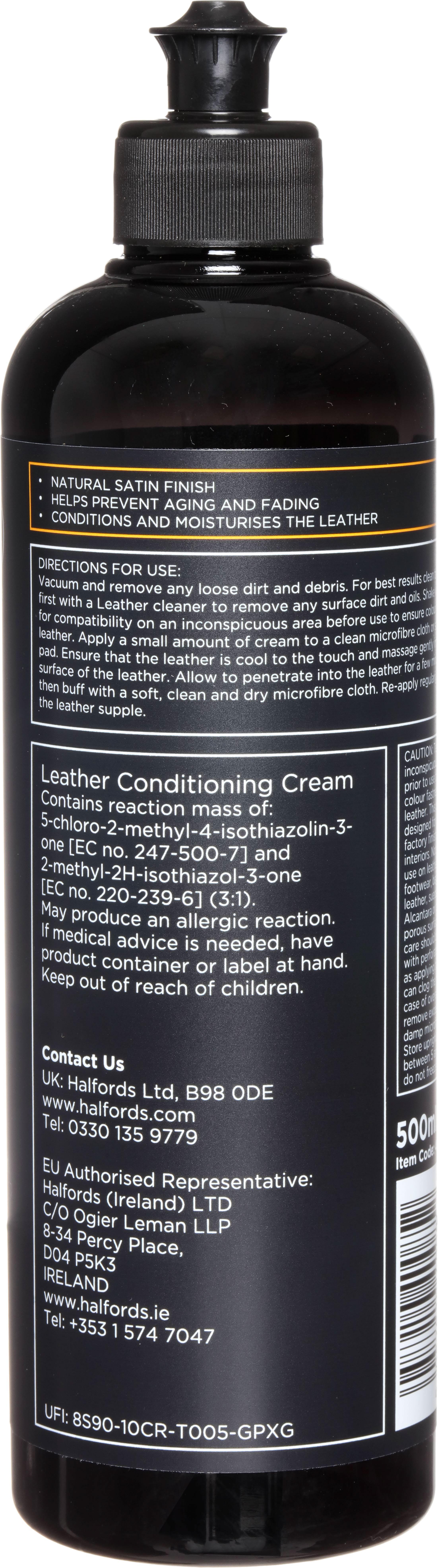 Halfords Advanced Leather Condition Cream  