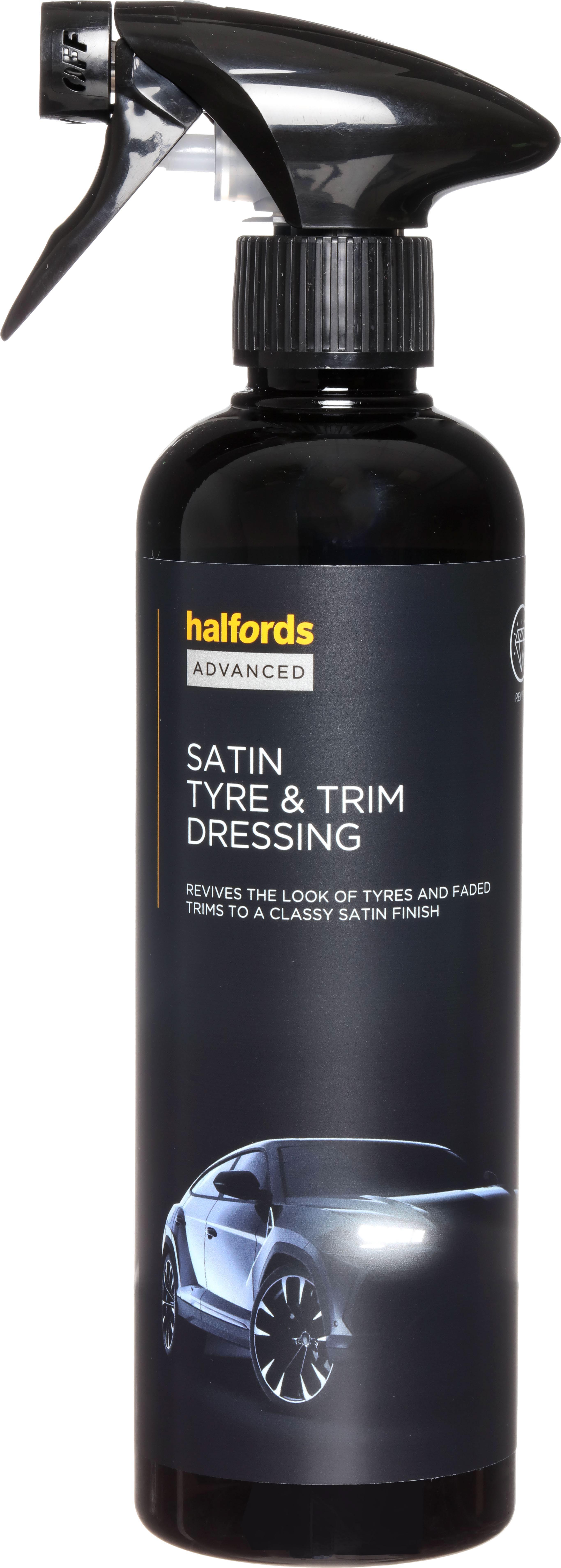 Halfords Advanced Satin Tyre and Trim Dressing Spray