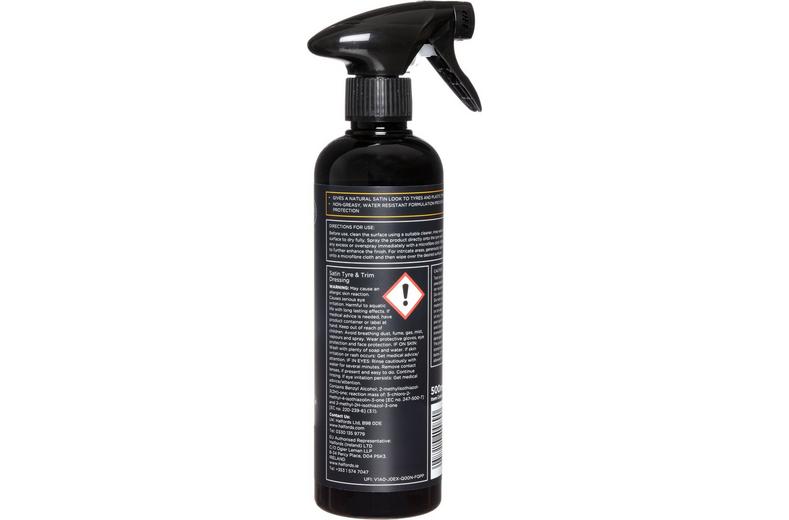 Halfords Advanced Satin Tyre and Trim Dressing Spray Halfords Advanced Satin Tyre and Trim Dressing Spray