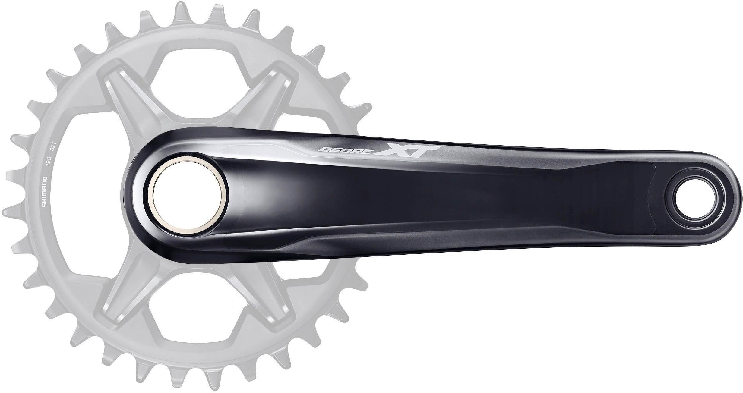Halfords Shimano XT FC-M8130 1x12 Speed Crank Set 56.5mm Chain Line 165mm | Extra 8% off for BC Members
