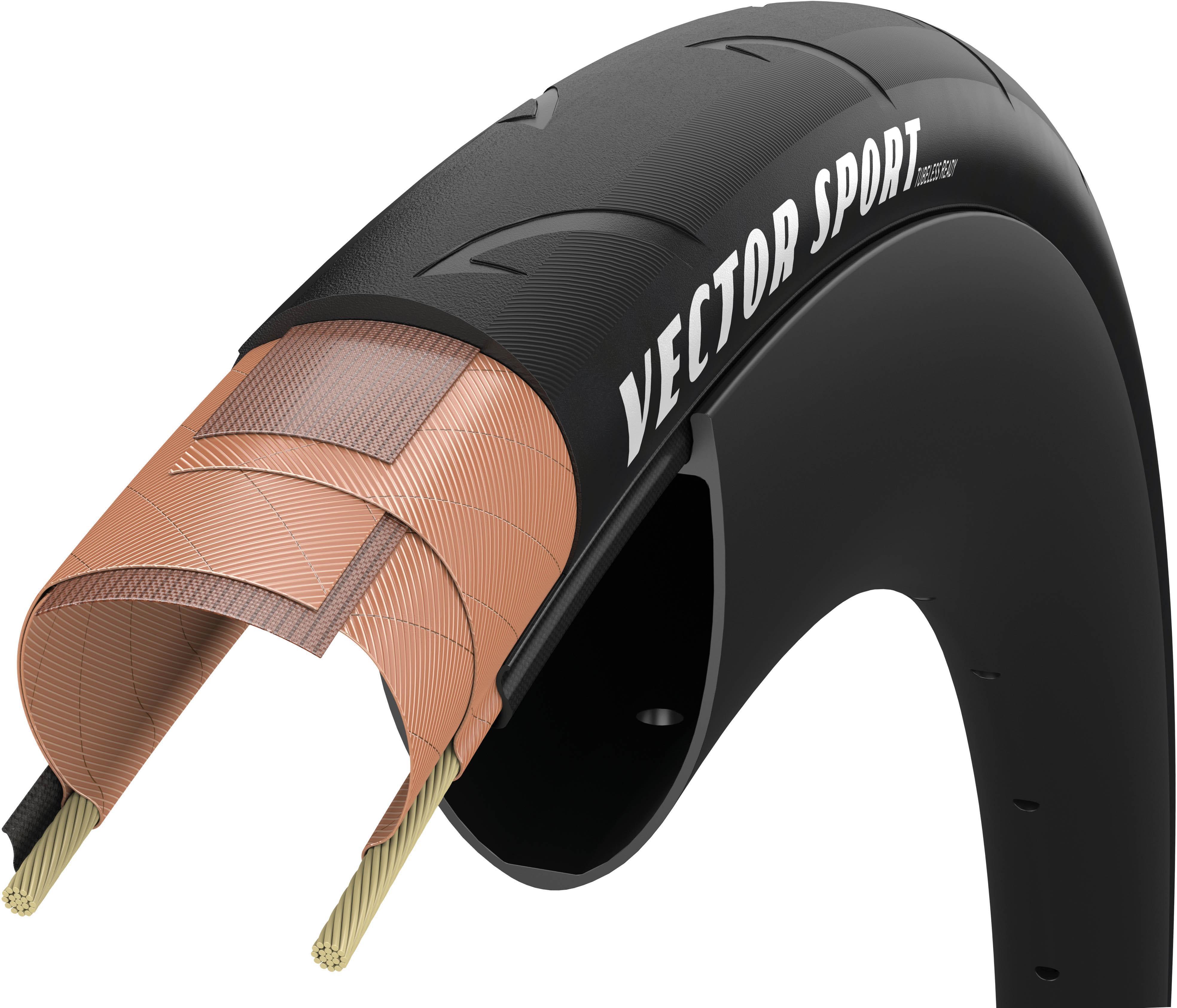 Goodyear Vector Sport Tubeless Tyre Bundle