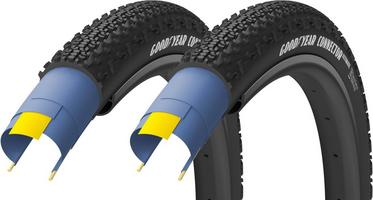Halfords Goodyear Connector Tubeless Complete Tyre Bundle, Black 700X35C | Extra 8% off for BC Members