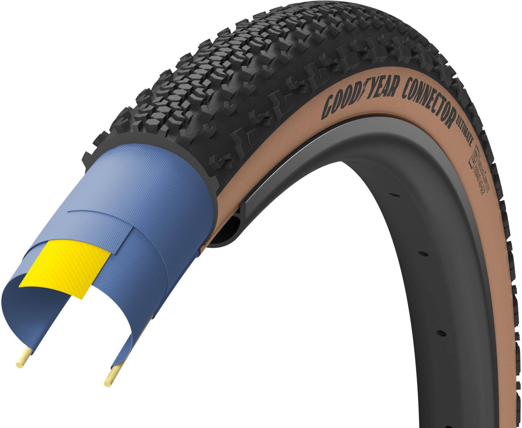 Goodyear Connector Tubeless Complete Tyre Bundle, Tanwall 650x50b