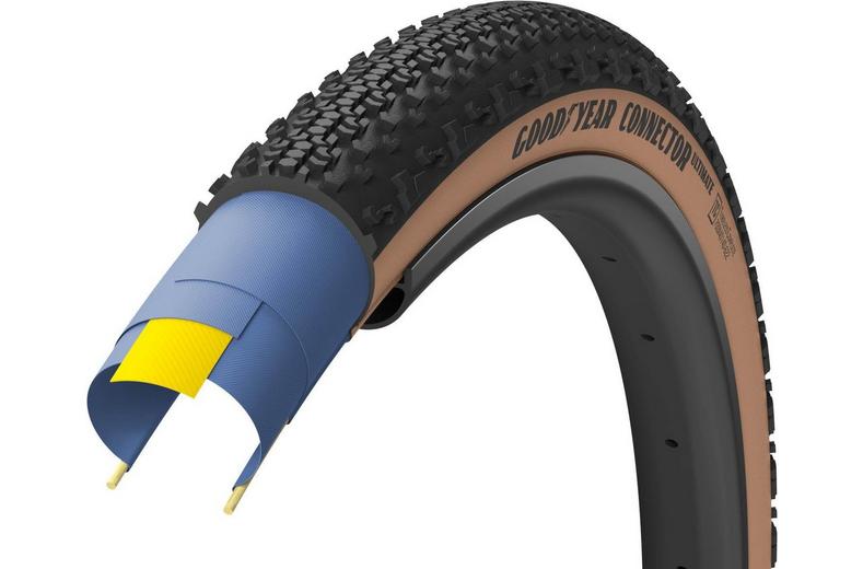 Goodyear Connector Tubeless Complete Tyre Bundle, Tanwall 650x50b Goodyear Connector Tubeless Complete Tyre Bundle, Tanwall 650x50b