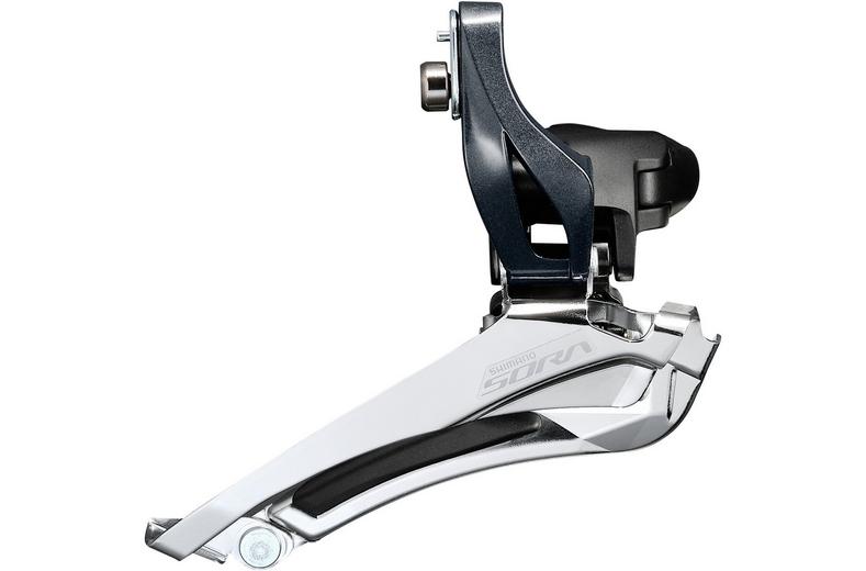 FD-R3000 Sora 9-speed front derailleur, double 28.6 / 31.8 / 34.9 mm FD-R3000 Sora 9-speed front derailleur, double 28.6 / 31.8 / 34.9 mm