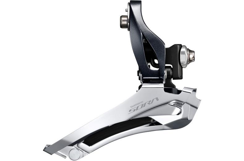 FD-R3000 Sora 9-speed front derailleur, double braze-on FD-R3000 Sora 9-speed front derailleur, double braze-on
