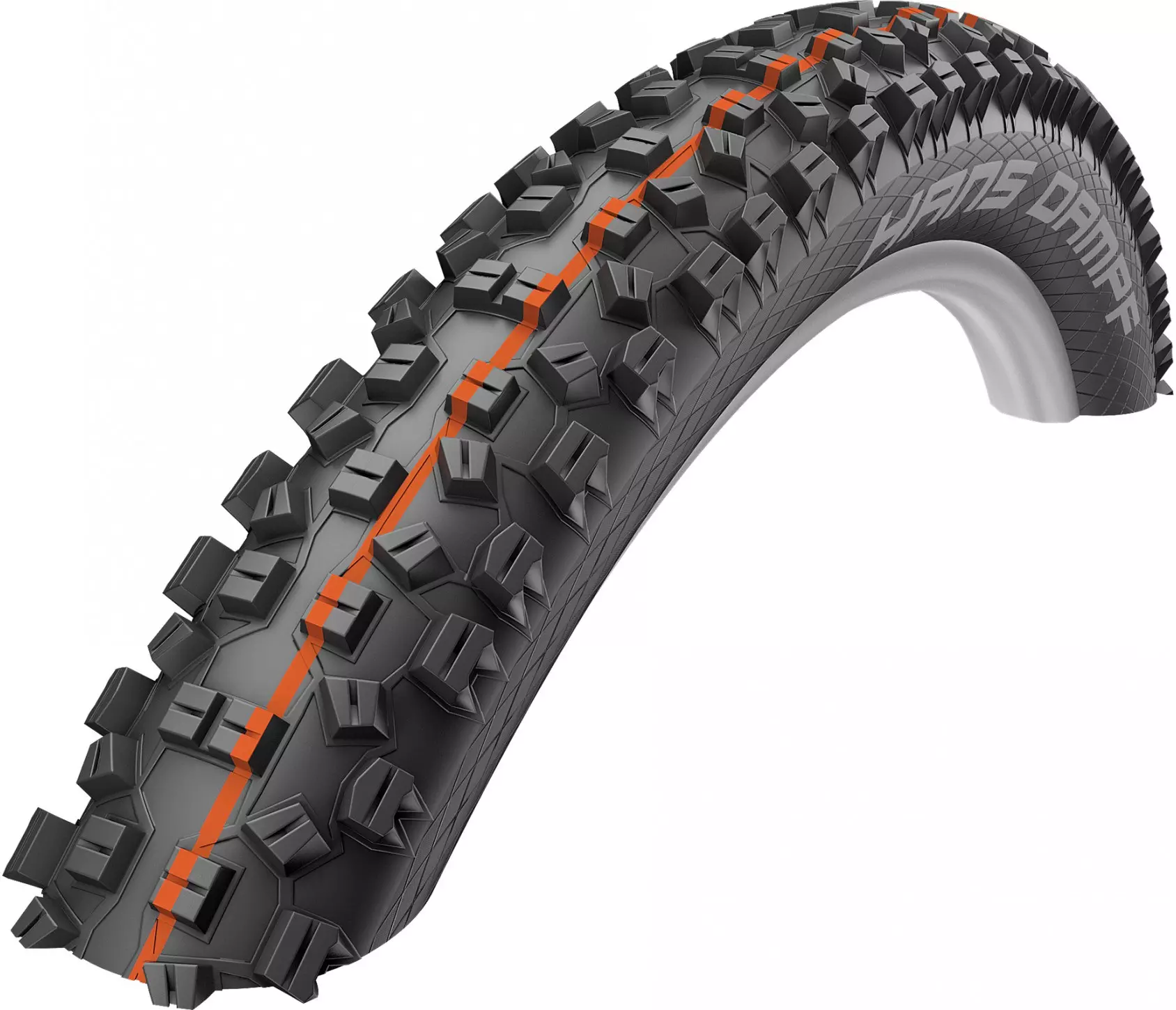 Schwalbe Hans Dampf Tubeless Folding Tyre Addix 27.5 x 2.35 | Halfords UK
