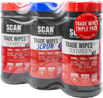Scan Trade Wipes Triple Pack