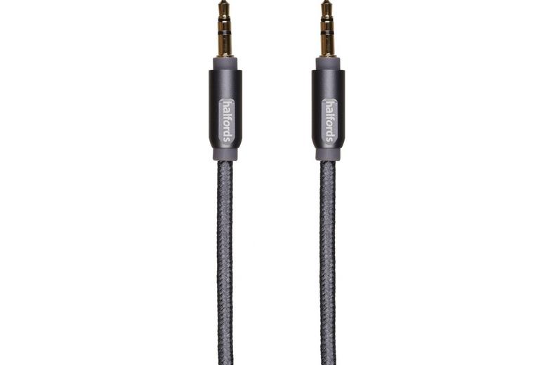 Halfords Aux to Aux 1.2m Charcoal Halfords Aux to Aux 1.2m Charcoal