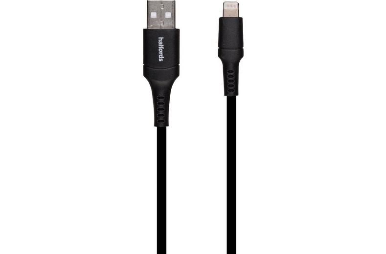 Halfords USB-A to USB-C 90cm Black Halfords USB-A to USB-C 90cm Black