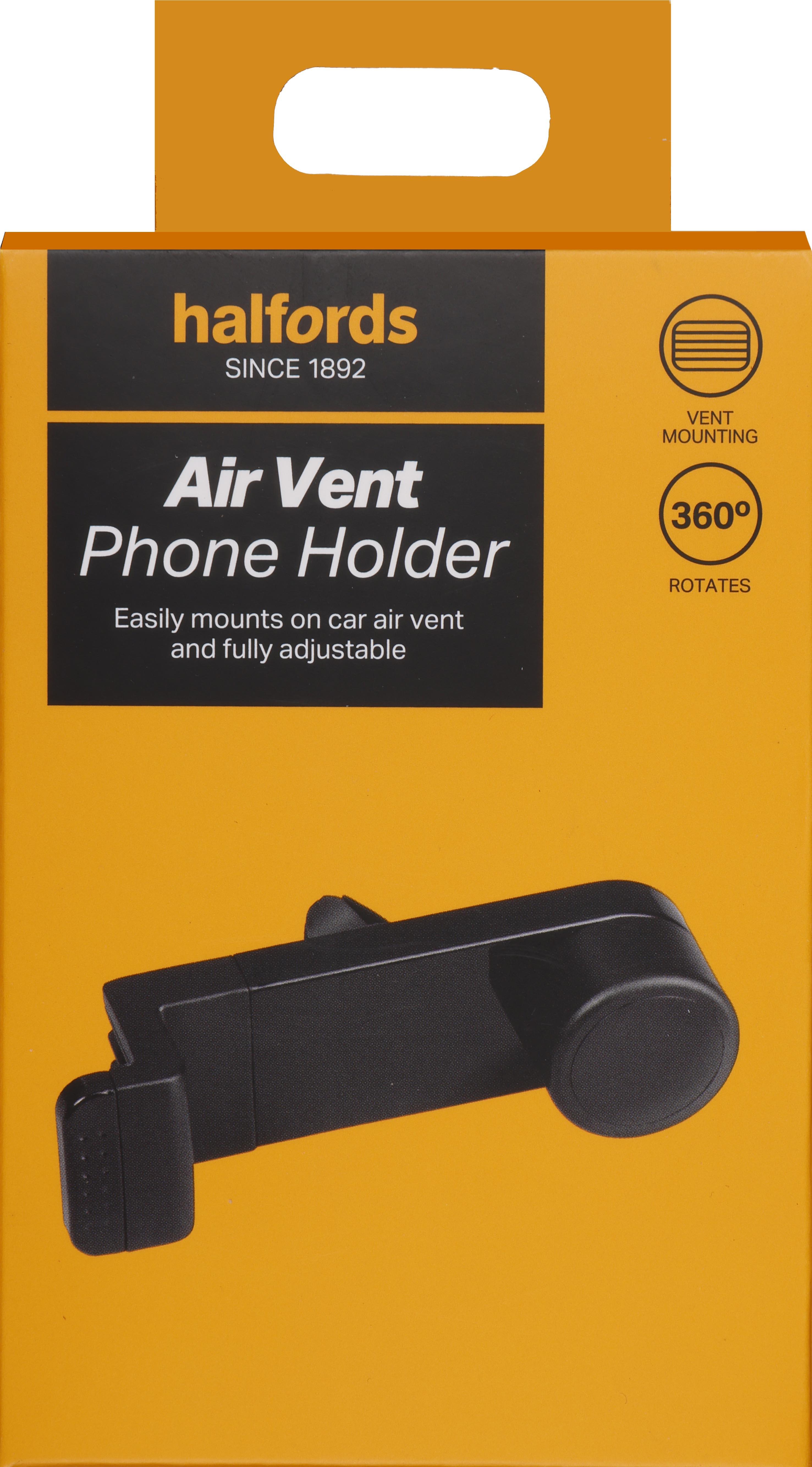 Halfords Core Vent Phone Holder