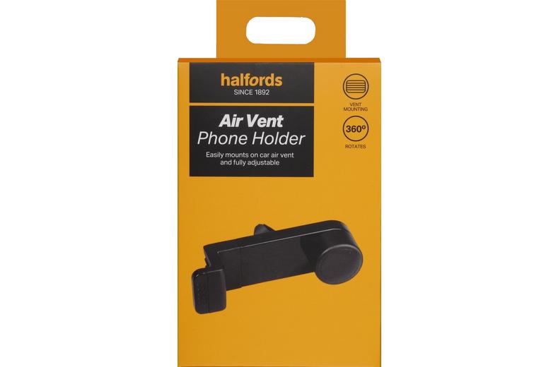 Halfords Core Vent Phone Holder Halfords Core Vent Phone Holder
