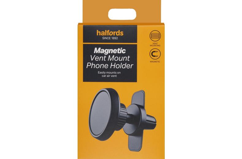 Halfords Core Magnetic Vent Phone Holder Halfords Core Magnetic Vent Phone Holder