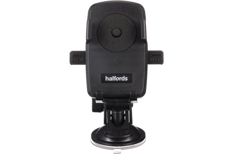 Halfords Core One Touch Windscreen and Dash Phone Holder Halfords Core One Touch Windscreen and Dash Phone Holder