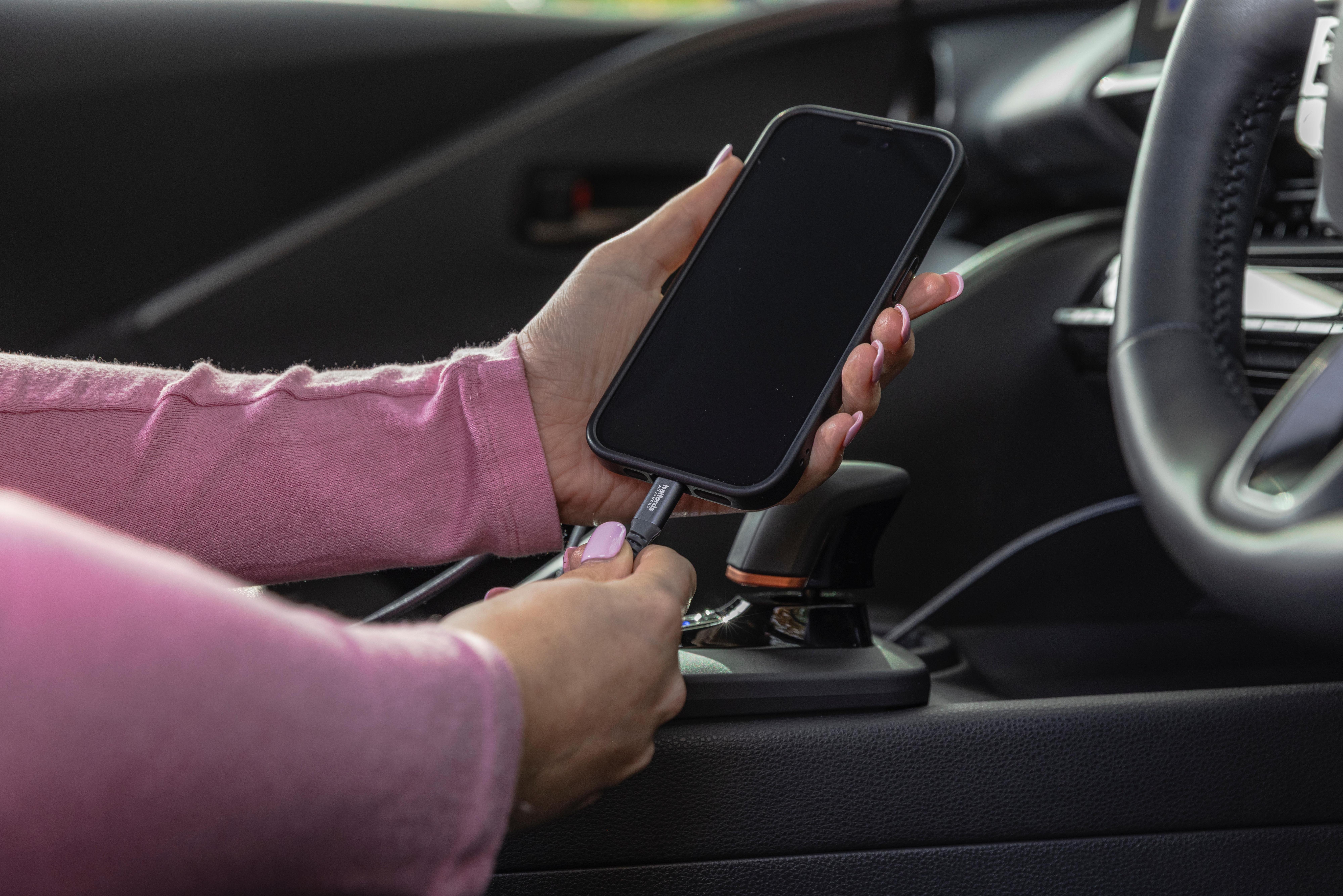 Halfords USB-A to USB-C Cable 1.2m Charcoal