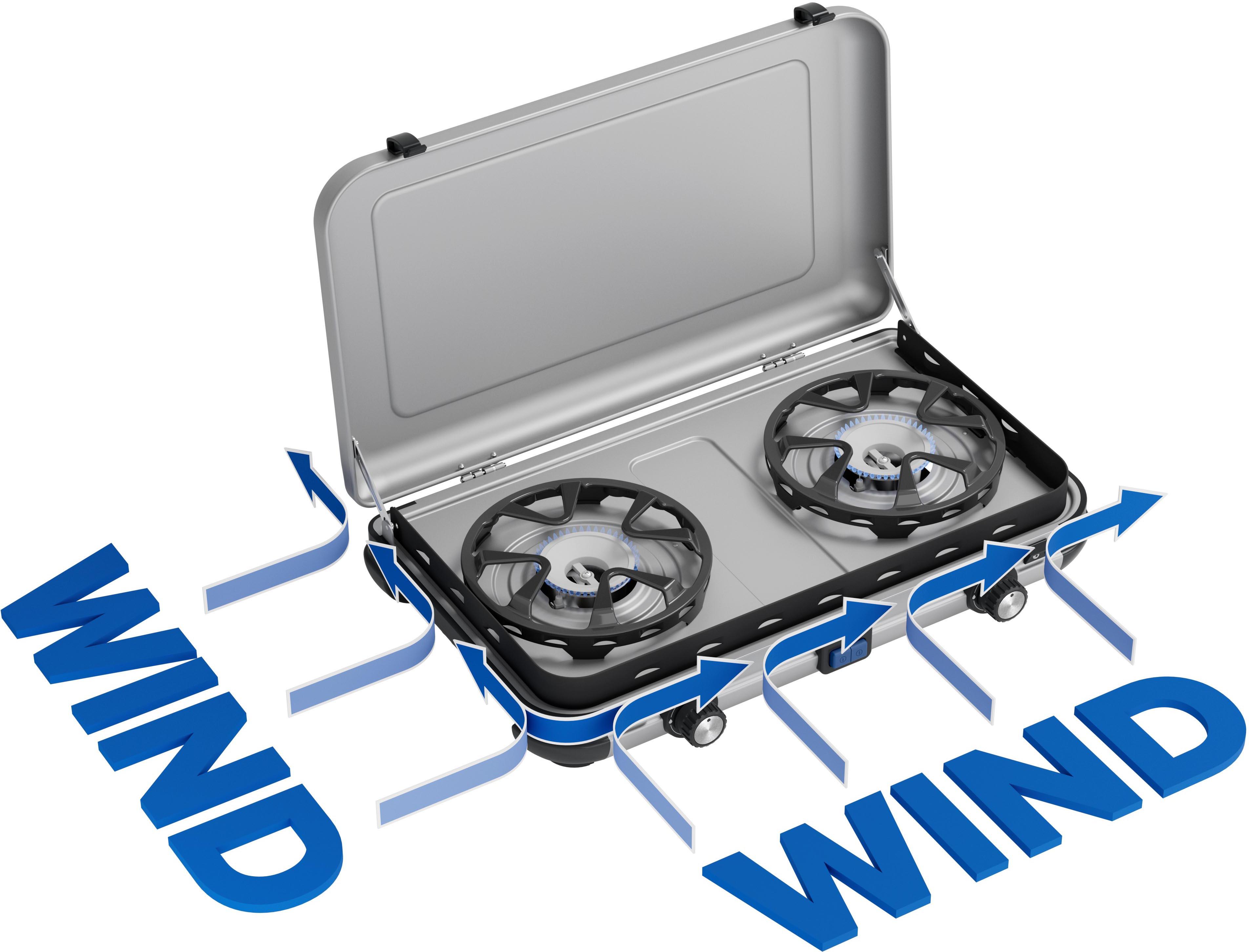 Campingaz® Camping Kitchen™ 2 Maxi, Double Burner, Portable Camping Gas Stove