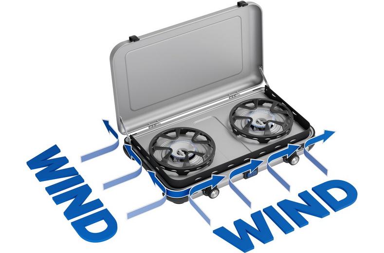 Campingaz® Camping Kitchen™ 2 Maxi, Double Burner, Portable Camping Gas Stove Campingaz® Camping Kitchen™ 2 Maxi, Double Burner, Portable Camping Gas Stove