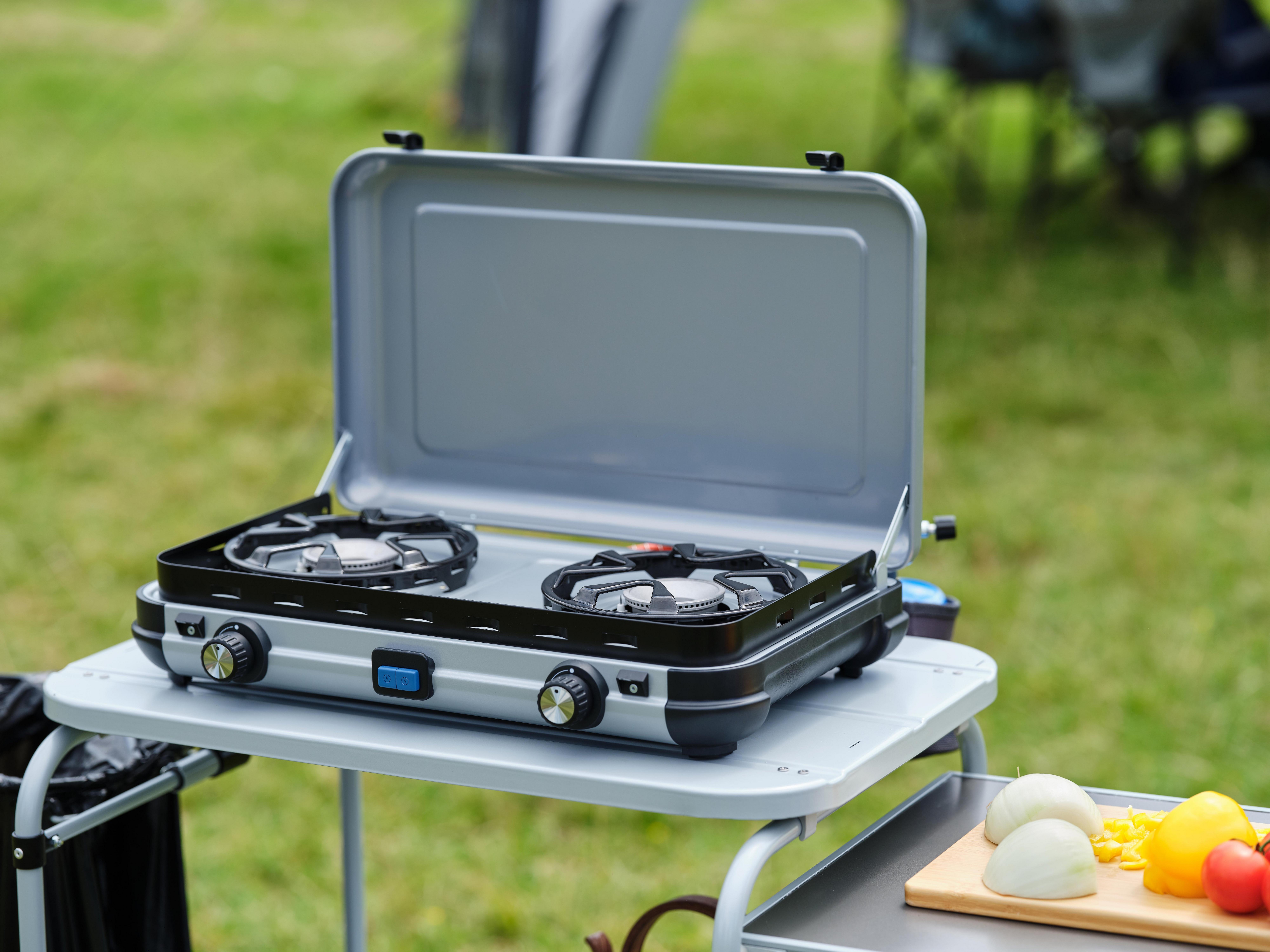 Campingaz® Camping Kitchen™ 2 Maxi, Double Burner, Portable Camping Gas Stove