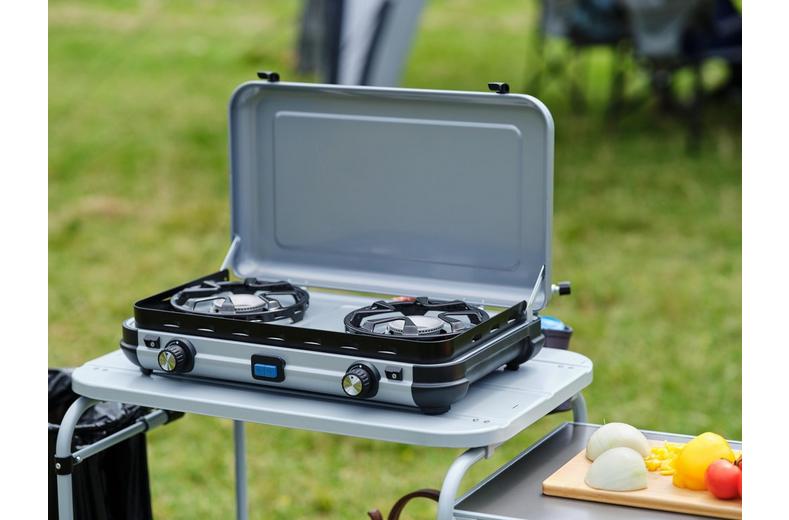 Campingaz® Camping Kitchen™ 2 Maxi, Double Burner, Portable Camping Gas Stove Campingaz® Camping Kitchen™ 2 Maxi, Double Burner, Portable Camping Gas Stove