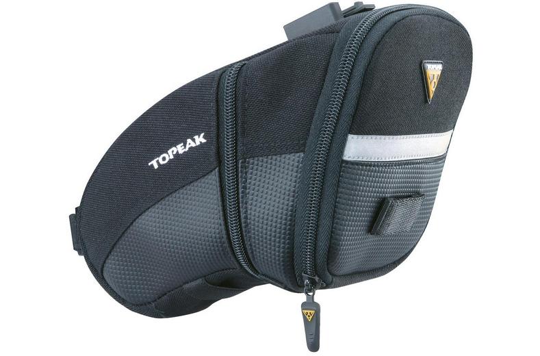 Topeak Aero Wedge Quickclip Saddle Bag, Large Topeak Aero Wedge Quickclip Saddle Bag, Large