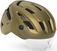 Halfords MET Met Intercity Mips Helmet, Glossy Gold, 52-56Cm | Extra 8% off for BC Members
