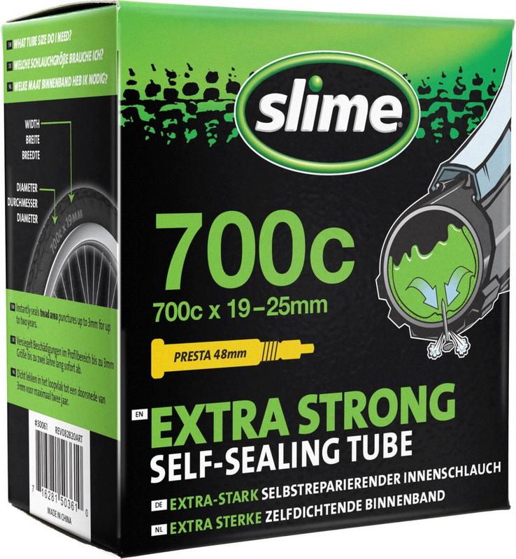 Halfords Slime Self-Sealing Inner Tubes 700 X 19 - 25 Presta | Extra 8% off for BC Members