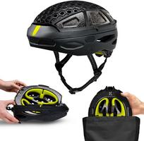 Halfords Newlane Folding Commuter Helmet, 56-61Cm, Yellow | Extra 8% off for BC Members