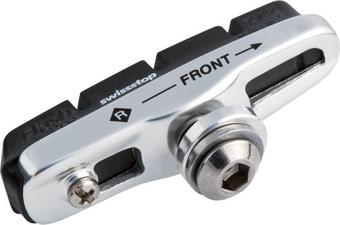 SwissStop Flash Pro Brake Pads and Holder - Black