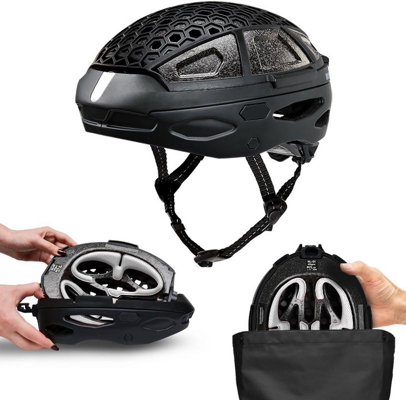 Halfords Newlane Folding Commuter Helmet, 56-61Cm, White | Extra 8% off for BC Members