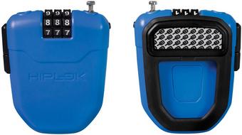 HipLok FX Wearable Retractable Combination Lock - Cyan