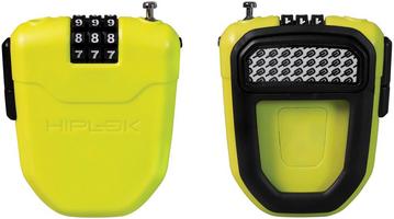 Halfords Hiplok Fx Wearable Retractable Combination Lock - Lime | Extra 8% off for BC Members