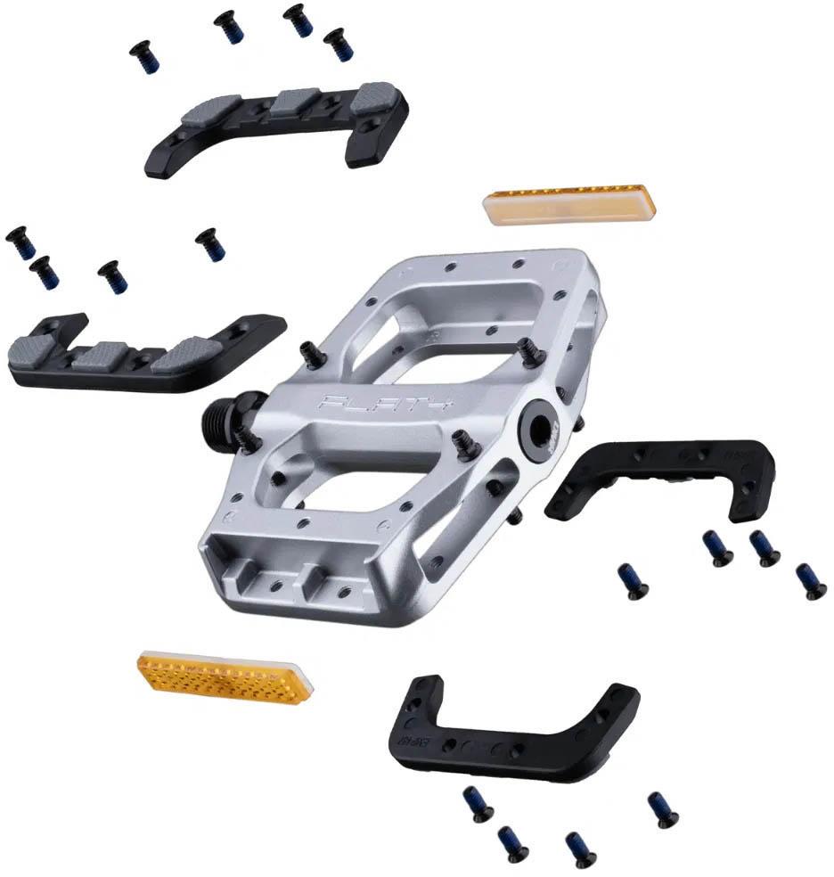 DMR Flat 4 Pedals, Silver
