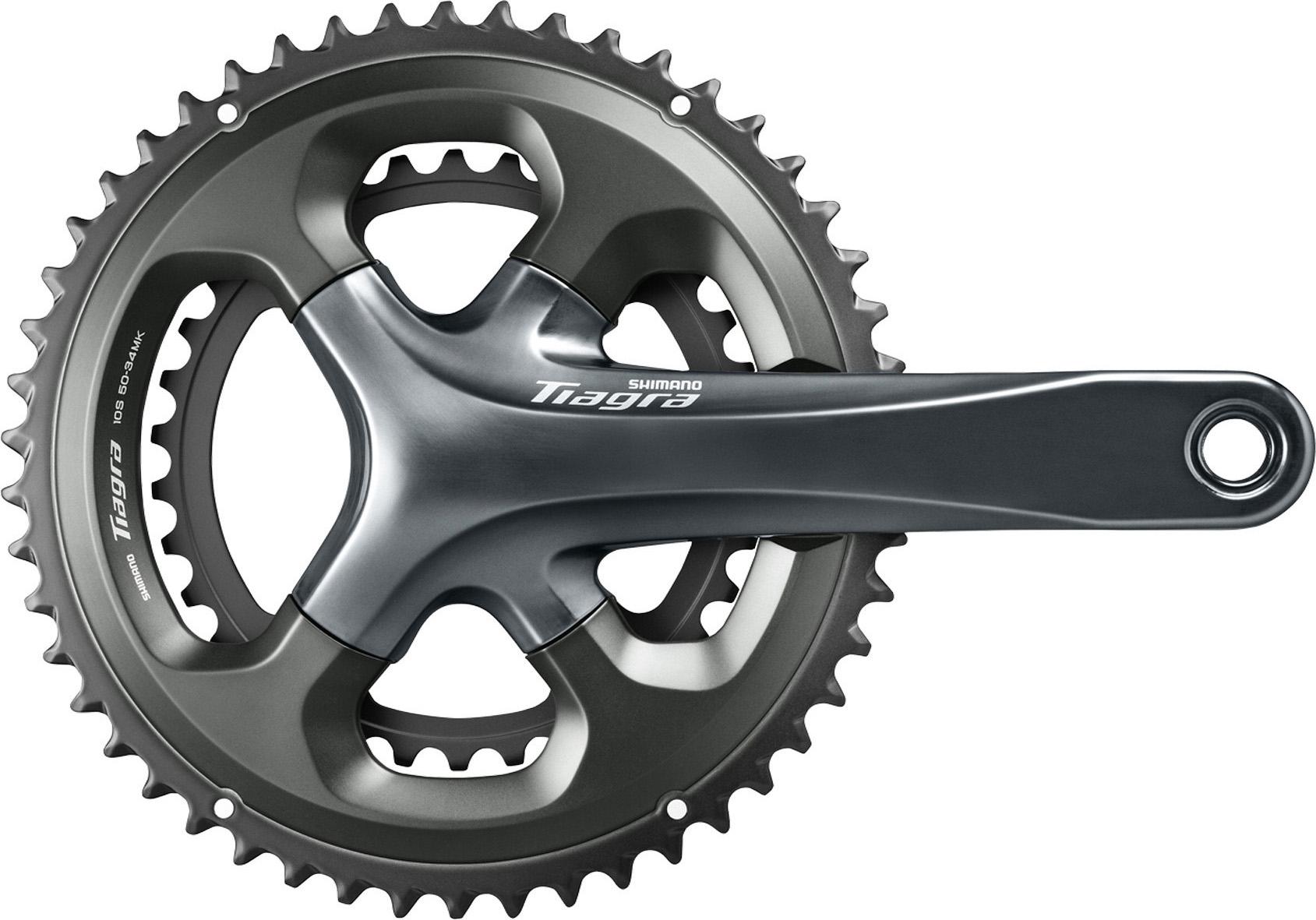 Halfords Shimano FC-4700 Tiagra double chainset 10-speed, 50/34T, compact, 172.5 mm | Extra 8% off for BC Members