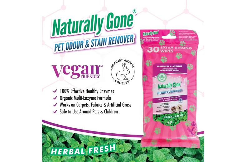 Naturally Gone 30 Extra Strong Wipes Naturally Gone 30 Extra Strong Wipes